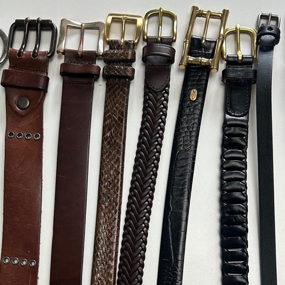 Anthropologie Ralph Lauren Lucky Brand  Via Spiga  Vintage Belt Collection Lot - Picture 4 of 8
